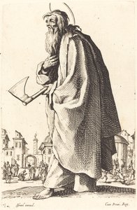 São Tadeu, publicado 1631. de Jacques Callot
