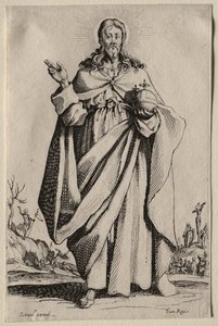 Ícones da Virgem Maria do Salvador / Les Grands Apôtres (Os Grandes Apóstolos): O Salvador de Jacques Callot