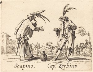 Scapino e Cap. Zerbino de Jacques Callot