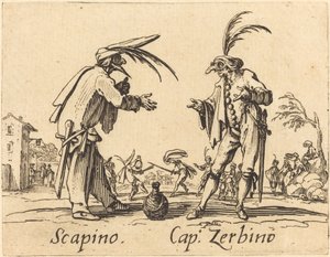 paisagem de Jacques Callot