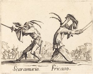Scaramucia e Fricasso de Jacques Callot
