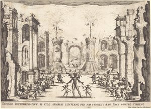 Segundo Intermezzo, 1617. de Jacques Callot