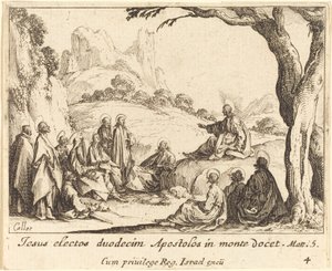 Sermão da Montanha de Jacques Callot