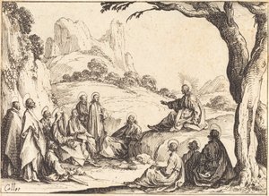 Sermão da Montanha, 1635. de Jacques Callot