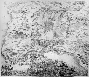 Cerco de La Rochelle de Jacques Callot