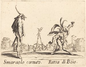 Smaralo Cornuto e Ratsa di Boio de Jacques Callot