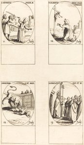 St Mais abundantemente St Galberto St Marciana; St Anacleto de Jacques Callot