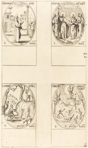 São Benigno; Festa de Todos os Santos; Comemoração dos Mortos; São Hubert de Jacques Callot