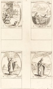 São Eligius; São Agericus; São Francisco Xavier; São Pedro Crisólogo de Jacques Callot