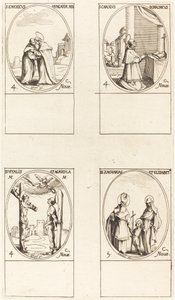 São Emerico; São Carlos Borromeu; St. Vitalis & Agrícola; Sts. Zachary e Elizabeth de Jacques Callot