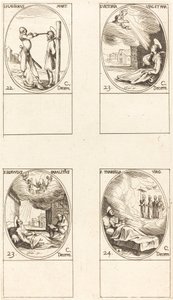 St Flaviano; St Vitória St Um escravo; St Tarsila de Jacques Callot