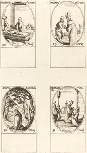 St. Germano de Paris; St. Maximino St. Emmélia; St. Petronilla de Jacques Callot