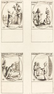 São Gregório; Sts. Romano & Barula; Dedicação das Basílicas de SS. Pedro & Paulo; de Jacques Callot