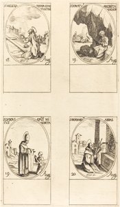 Santa Helena; São Donato; São Ludovico, Bispo; São Bernardo de Jacques Callot
