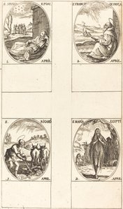 São Hugo; São Francisco de Paula; Santa Maria do Egito; São Ricardo de Jacques Callot