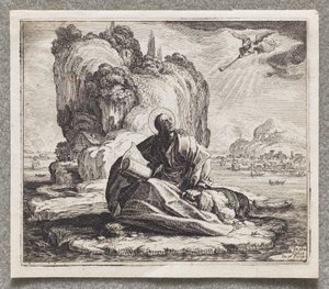 São João na ilha de Patmos de Jacques Callot