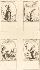São Maximiliano; São Carpo; São Daniel e Ângelus; São Fortunato de Jacques Callot