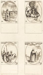 St. Philibert, abade; São Privado; São Sinforiano; São Filipe de Jacques Callot