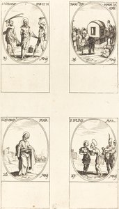 St. Urban, A Tradução de St. Mary de James, St. Quadrat, St. Julius. de Jacques Callot