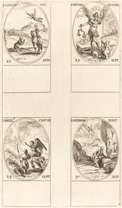 São Venceslau; São Miguel, Arcanjo; O Anjo da Guarda; São Jerônimo de Jacques Callot