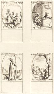 Sts. Crisanto & Daria; Sts. Crispin & Crispinian; São Evaristo; São Frumentius de Jacques Callot