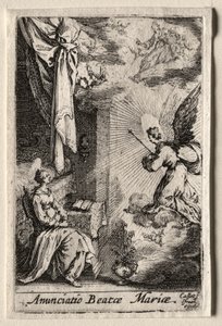 A Vida da Virgem: A Anunciação de Jacques Callot