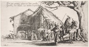 The Bohemians: The Stopping Place: The Fortune Teller de Jacques Callot