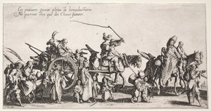 Os boêmios, c. 1621-1625. de Jacques Callot