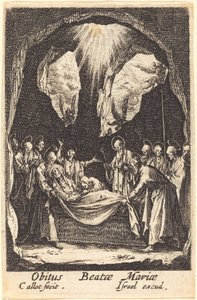 O Enterro da Virgem de Jacques Callot