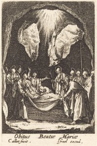 O Enterro da Virgem de Jacques Callot