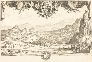 O Combate de Avigliana, em ou depois de 1631. de Jacques Callot