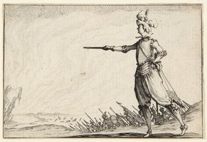 O comandante a pé de Jacques Callot