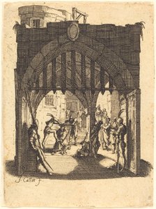 A coroação de espinhos de Jacques Callot