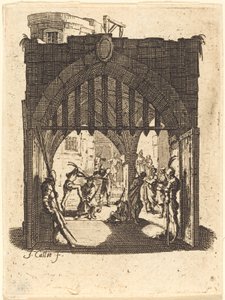 A coroação de espinhos de Jacques Callot
