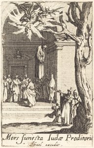 A Morte de Judas, c. 16341635. de Jacques Callot