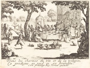 paisagem de Jacques Callot