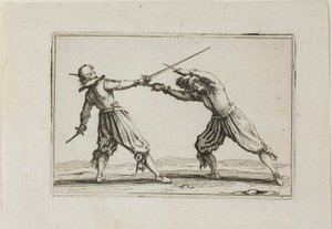 O Duelo com Espadas e Adagas, de Os Caprichos de Jacques Callot