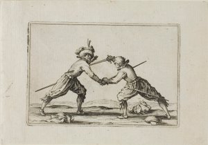 O Duelo com Espadas, de Os Caprichos de Jacques Callot