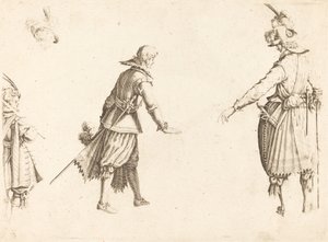 A inscrição das tropas de Jacques Callot