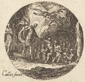 O sepultamento, c. 1631. de Jacques Callot