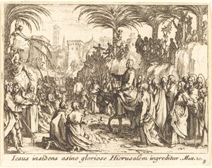 A entrada em Jerusalém de Jacques Callot