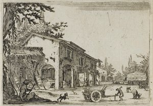A Fábrica, de Os Caprichos de Jacques Callot