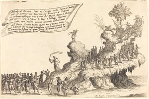 O flutuador do Monte Parnaso de Jacques Callot