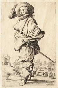 O cavalheiro com casaco de pele de Jacques Callot