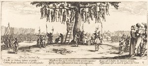 O enforcamento, c. 1633. de Jacques Callot