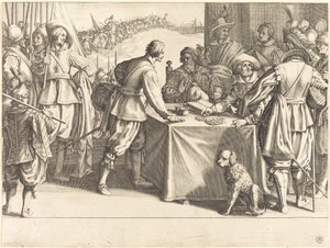 A contratação das tropas de Jacques Callot