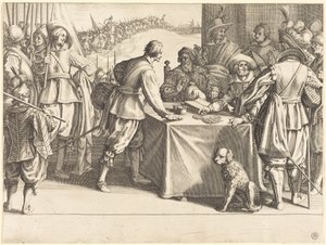 O recrutamento das tropas de Jacques Callot