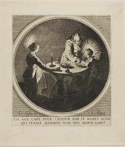 A Sagrada Família à mesa de Jacques Callot