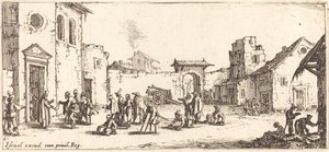 O Hospital de As Pequenas Misérias da Guerra de Jacques Callot