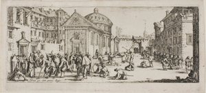 O Hospital, placa quinze de As Misérias da Guerra de Jacques Callot